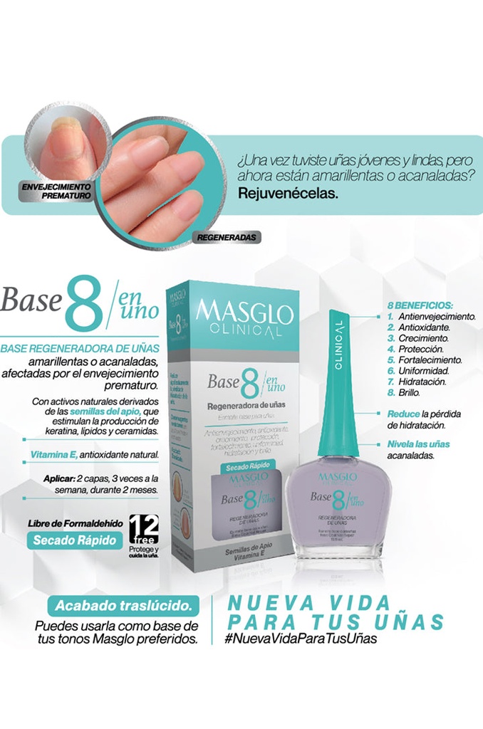 MASGLO BASE CLINICAL 13.5 SURTIDO