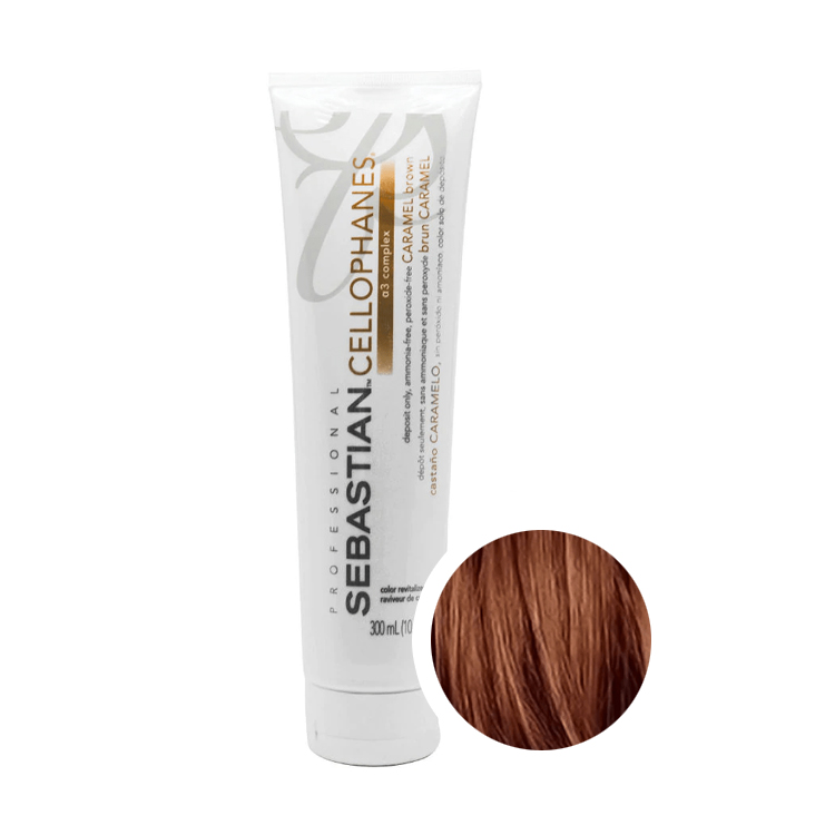 SEBASTIAN CELLOPHANE CARAMEL BROWN 300 ML