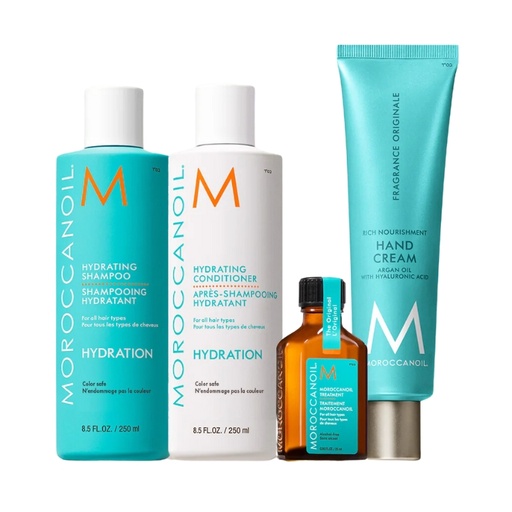 [1059] HOLIDAY SET HIDRATACION MOROCCANOIL 4 PASOS