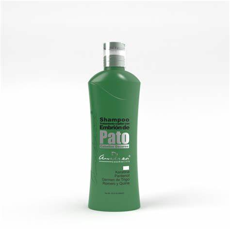 ANDREA SHAMPOO EMBRION DE PATO CABELLO OSCURO 600 ML