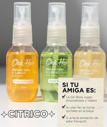 CLICK HAIR SEDUCTION CITRICO BOX MINI 40ML